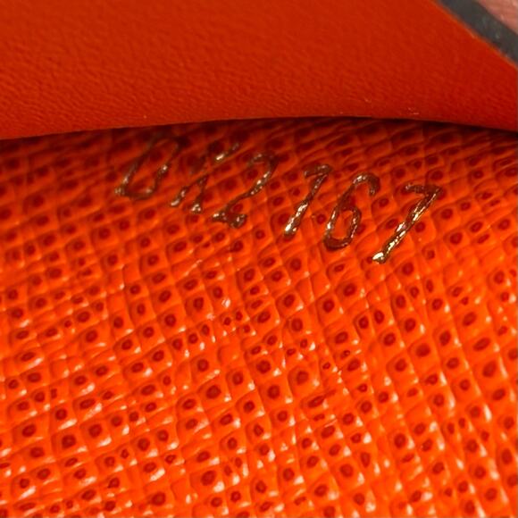 Louis Vuitton Orange Cardholder Wallet - Picture 7 of 10